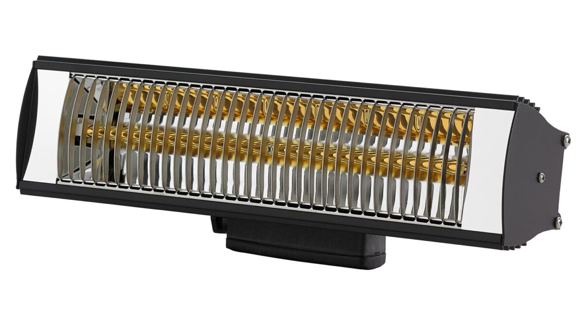 infrared radiant heater sunburst mini 2kw patio heater